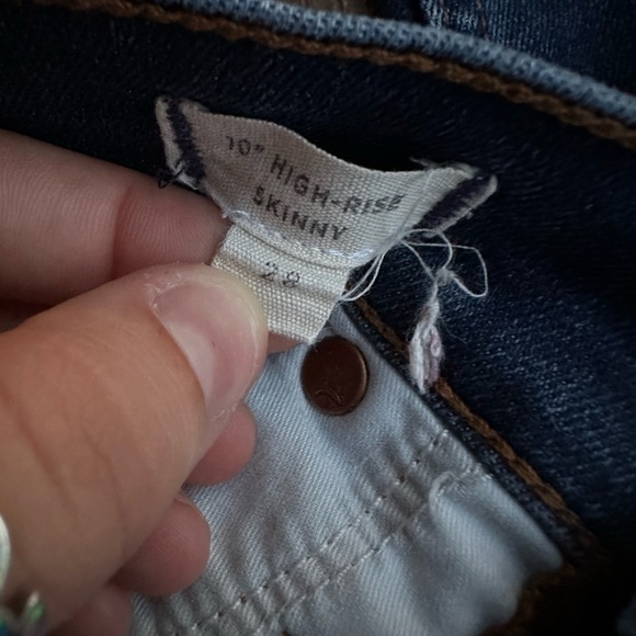 Madewell 10” high-rise skinny jeans size 28 - Picture 6 of 7
